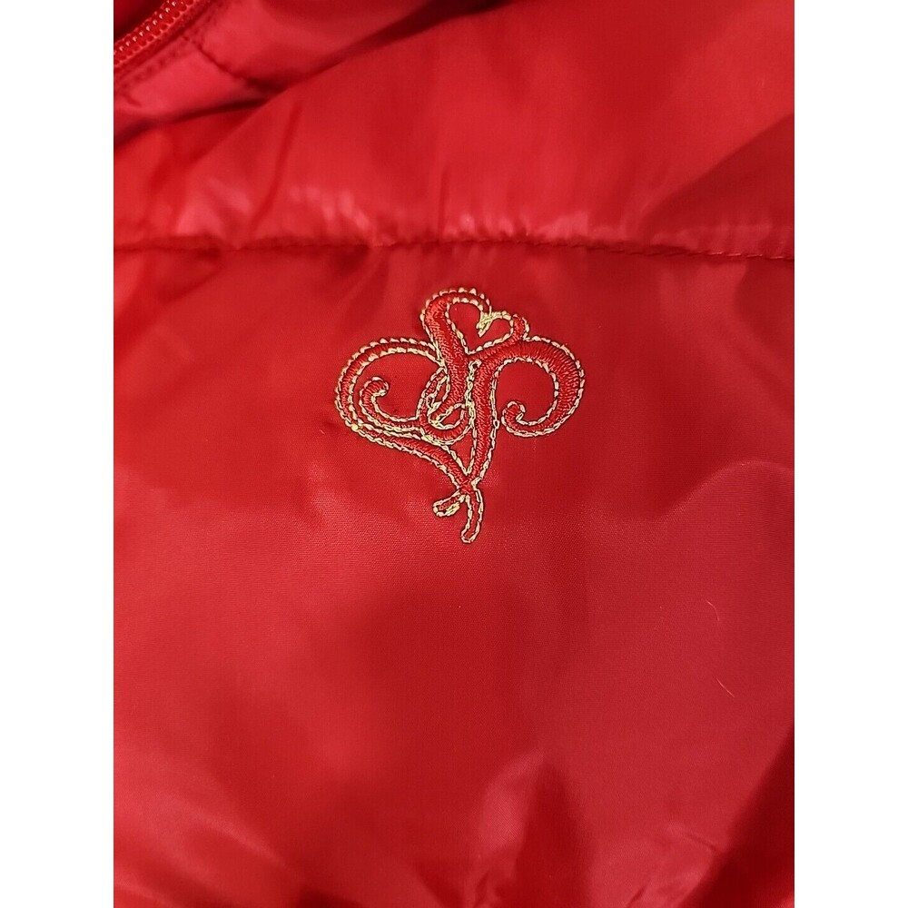 Southpole Puffer Jacket Coat‎ Parka Red Mens Zipper Hooded Warmth Extra Large - Picture 3 of 9